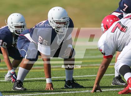 Thumbnail 3 in Elsinore Tigers vs Beckman Patriots photogallery.