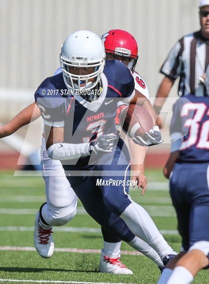 Thumbnail 3 in Elsinore Tigers vs Beckman Patriots photogallery.