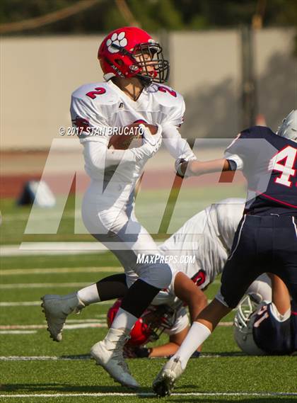 Thumbnail 3 in Elsinore Tigers vs Beckman Patriots photogallery.