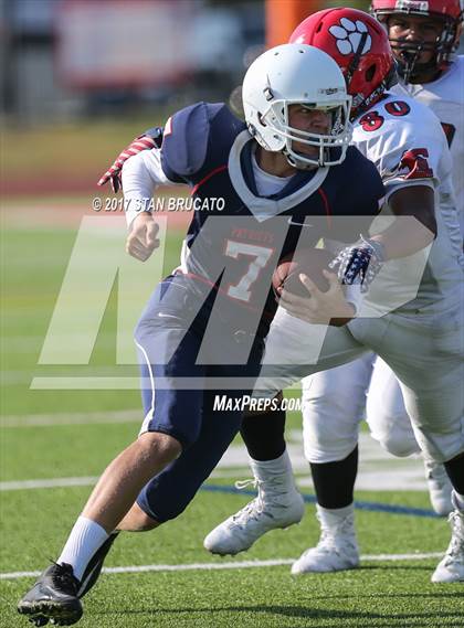 Thumbnail 1 in Fr: Elsinore Tigers vs Beckman Patriots photogallery.