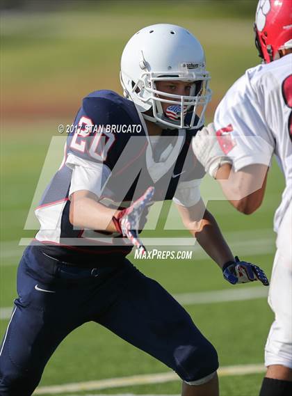Thumbnail 1 in Elsinore Tigers vs Beckman Patriots photogallery.