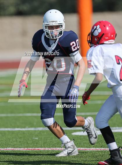 Thumbnail 3 in Elsinore Tigers vs Beckman Patriots photogallery.