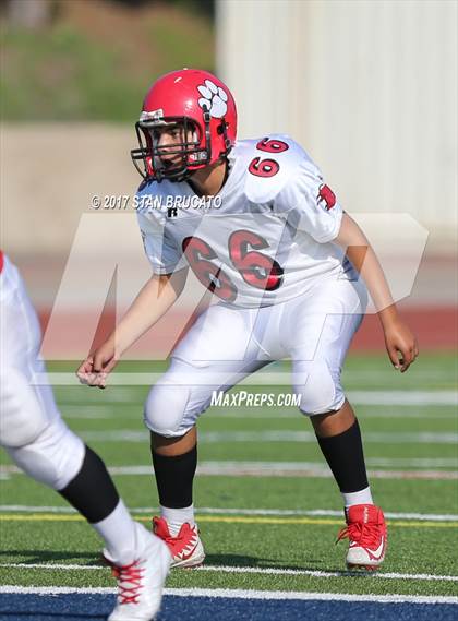 Thumbnail 2 in Fr: Elsinore Tigers vs Beckman Patriots photogallery.