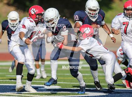 Thumbnail 2 in Elsinore Tigers vs Beckman Patriots photogallery.