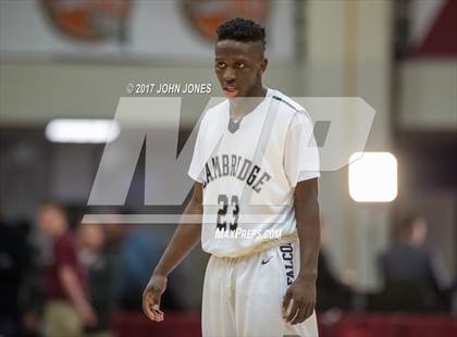 Thumbnail 3 in Cambridge Rindge & Latin vs Crossroads (Spalding Hoophall Classic) photogallery.