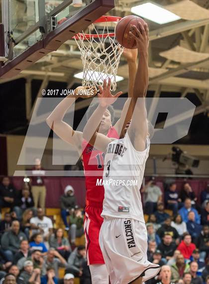 Thumbnail 2 in Cambridge Rindge & Latin vs Crossroads (Spalding Hoophall Classic) photogallery.