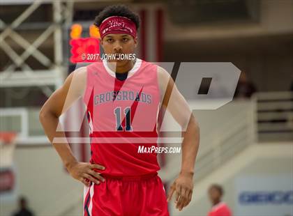 Thumbnail 2 in Cambridge Rindge & Latin vs Crossroads (Spalding Hoophall Classic) photogallery.