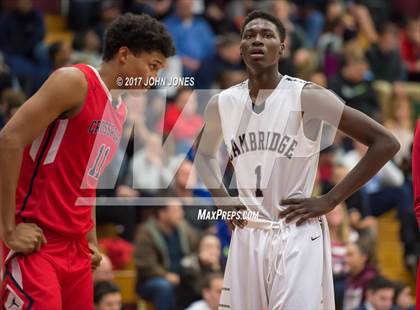 Thumbnail 2 in Cambridge Rindge & Latin vs Crossroads (Spalding Hoophall Classic) photogallery.