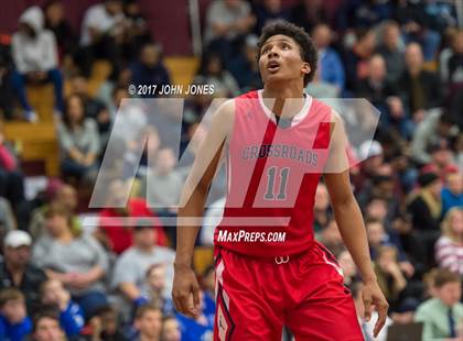 Thumbnail 1 in Cambridge Rindge & Latin vs Crossroads (Spalding Hoophall Classic) photogallery.