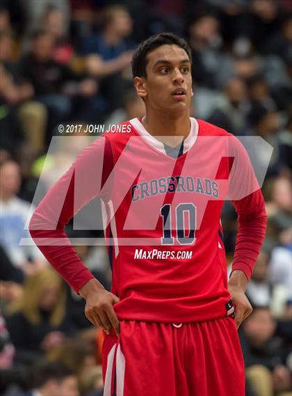 Thumbnail 3 in Cambridge Rindge & Latin vs Crossroads (Spalding Hoophall Classic) photogallery.