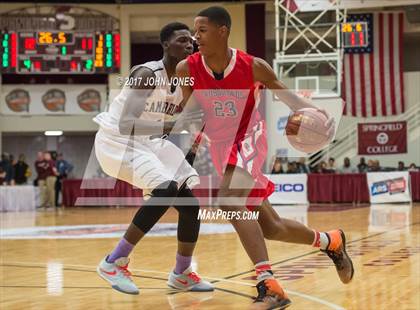 Thumbnail 3 in Cambridge Rindge & Latin vs Crossroads (Spalding Hoophall Classic) photogallery.