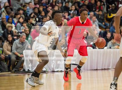 Thumbnail 3 in Cambridge Rindge & Latin vs Crossroads (Spalding Hoophall Classic) photogallery.
