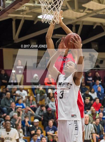 Thumbnail 1 in Cambridge Rindge & Latin vs Crossroads (Spalding Hoophall Classic) photogallery.