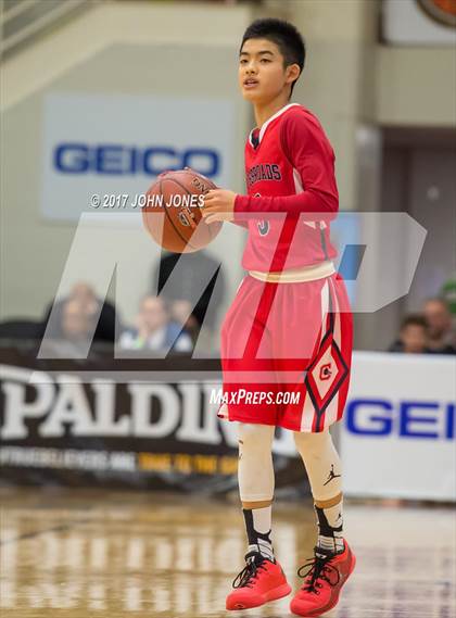 Thumbnail 1 in Cambridge Rindge & Latin vs Crossroads (Spalding Hoophall Classic) photogallery.