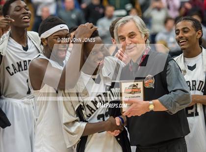 Thumbnail 2 in Cambridge Rindge & Latin vs Crossroads (Spalding Hoophall Classic) photogallery.