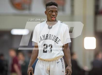 Thumbnail 1 in Cambridge Rindge & Latin vs Crossroads (Spalding Hoophall Classic) photogallery.