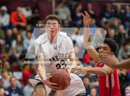 Thumbnail 1 in Cambridge Rindge & Latin vs Crossroads (Spalding Hoophall Classic) photogallery.