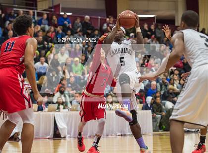 Thumbnail 3 in Cambridge Rindge & Latin vs Crossroads (Spalding Hoophall Classic) photogallery.