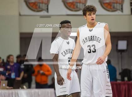 Thumbnail 2 in Cambridge Rindge & Latin vs Crossroads (Spalding Hoophall Classic) photogallery.
