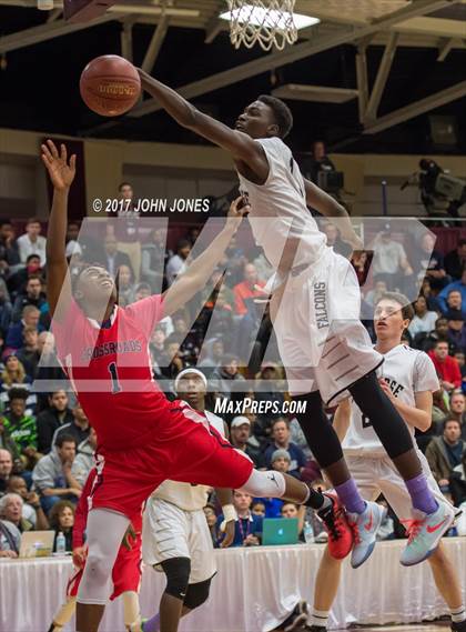 Thumbnail 1 in Cambridge Rindge & Latin vs Crossroads (Spalding Hoophall Classic) photogallery.