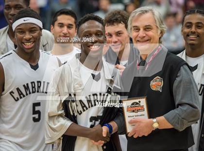 Thumbnail 3 in Cambridge Rindge & Latin vs Crossroads (Spalding Hoophall Classic) photogallery.