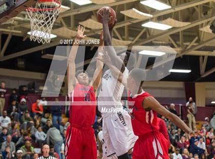 Thumbnail 2 in Cambridge Rindge & Latin vs Crossroads (Spalding Hoophall Classic) photogallery.