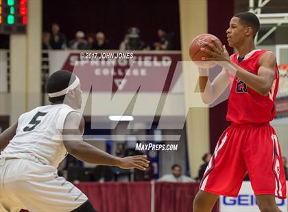 Thumbnail 2 in Cambridge Rindge & Latin vs Crossroads (Spalding Hoophall Classic) photogallery.