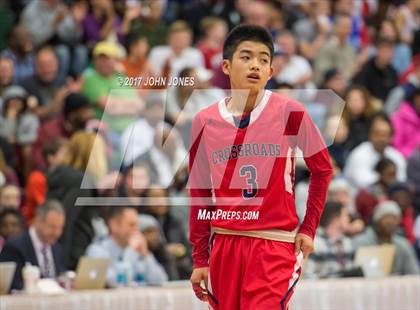 Thumbnail 2 in Cambridge Rindge & Latin vs Crossroads (Spalding Hoophall Classic) photogallery.
