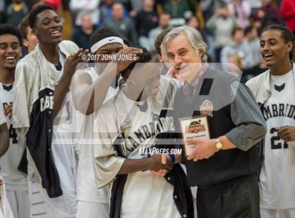 Thumbnail 1 in Cambridge Rindge & Latin vs Crossroads (Spalding Hoophall Classic) photogallery.