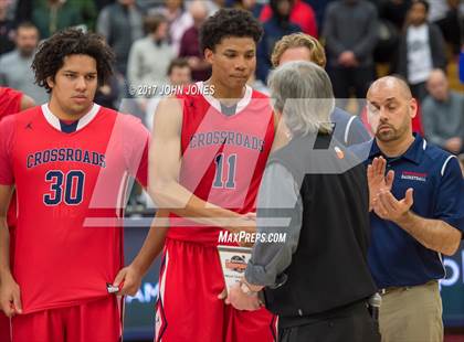 Thumbnail 1 in Cambridge Rindge & Latin vs Crossroads (Spalding Hoophall Classic) photogallery.