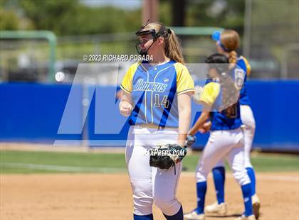 Thumbnail 3 in Dos Palos @ Boron (CIF CS Softball Championships- Division 5) photogallery.