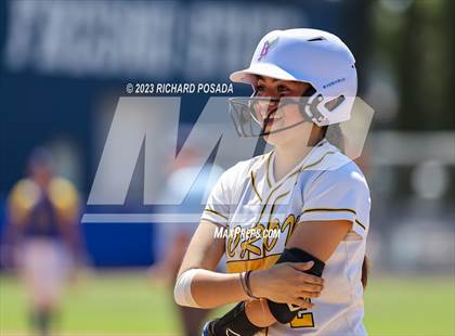 Thumbnail 2 in Dos Palos @ Boron (CIF CS Softball Championships- Division 5) photogallery.