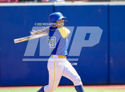 Thumbnail 2 in Dos Palos @ Boron (CIF CS Softball Championships- Division 5) photogallery.