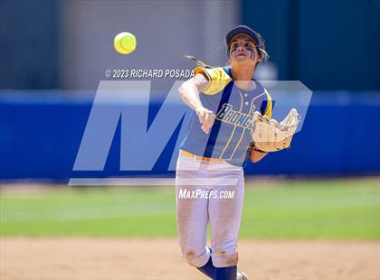 Thumbnail 2 in Dos Palos @ Boron (CIF CS Softball Championships- Division 5) photogallery.