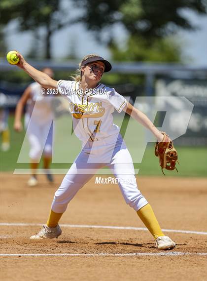 Thumbnail 1 in Dos Palos @ Boron (CIF CS Softball Championships- Division 5) photogallery.