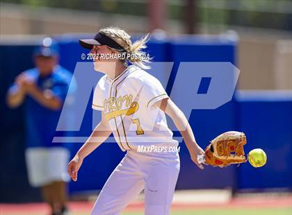 Thumbnail 2 in Dos Palos @ Boron (CIF CS Softball Championships- Division 5) photogallery.