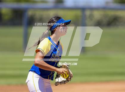 Thumbnail 2 in Dos Palos @ Boron (CIF CS Softball Championships- Division 5) photogallery.