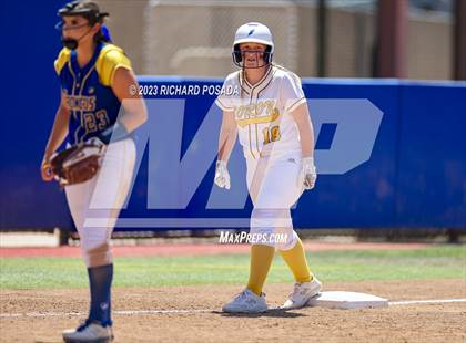 Thumbnail 1 in Dos Palos @ Boron (CIF CS Softball Championships- Division 5) photogallery.