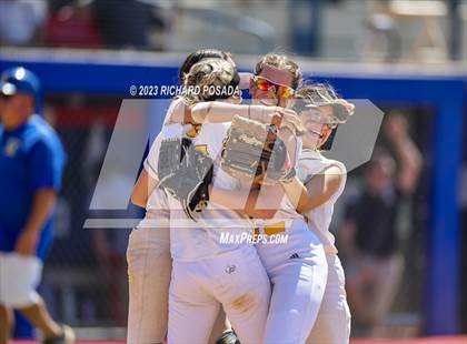 Thumbnail 1 in Dos Palos @ Boron (CIF CS Softball Championships- Division 5) photogallery.