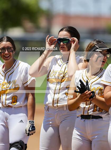 Thumbnail 2 in Dos Palos @ Boron (CIF CS Softball Championships- Division 5) photogallery.