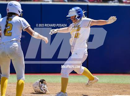 Thumbnail 2 in Dos Palos @ Boron (CIF CS Softball Championships- Division 5) photogallery.