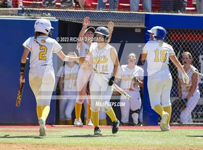 Thumbnail 1 in Dos Palos @ Boron (CIF CS Softball Championships- Division 5) photogallery.