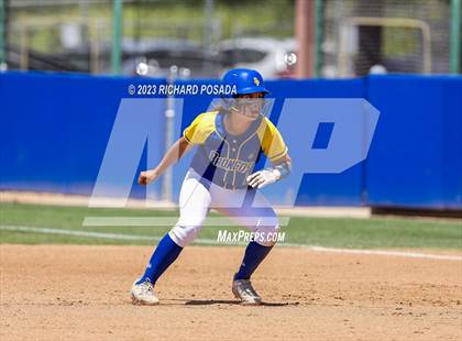 Thumbnail 2 in Dos Palos @ Boron (CIF CS Softball Championships- Division 5) photogallery.