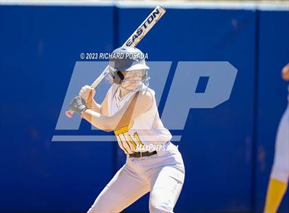Thumbnail 2 in Dos Palos @ Boron (CIF CS Softball Championships- Division 5) photogallery.