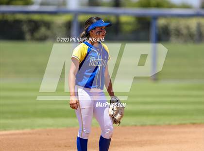 Thumbnail 2 in Dos Palos @ Boron (CIF CS Softball Championships- Division 5) photogallery.