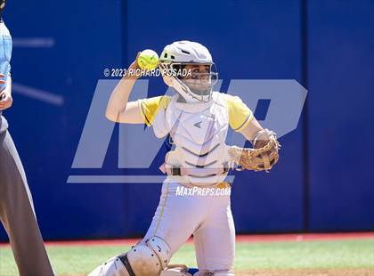 Thumbnail 3 in Dos Palos @ Boron (CIF CS Softball Championships- Division 5) photogallery.