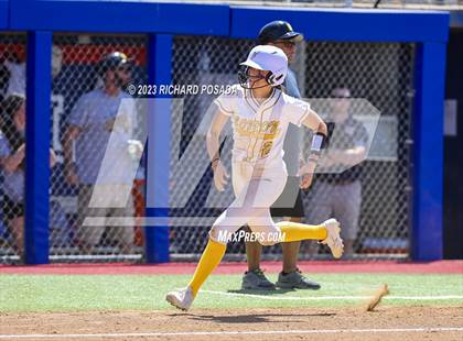 Thumbnail 2 in Dos Palos @ Boron (CIF CS Softball Championships- Division 5) photogallery.