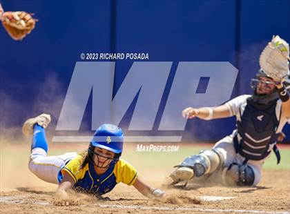 Thumbnail 3 in Dos Palos @ Boron (CIF CS Softball Championships- Division 5) photogallery.