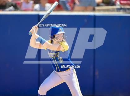 Thumbnail 2 in Dos Palos @ Boron (CIF CS Softball Championships- Division 5) photogallery.