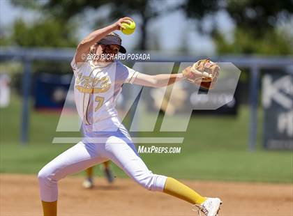 Thumbnail 2 in Dos Palos @ Boron (CIF CS Softball Championships- Division 5) photogallery.